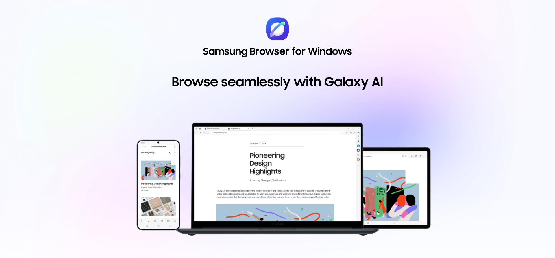 Samsung a lansat oficial browserul său pentru Windows cu funcții AI avansate